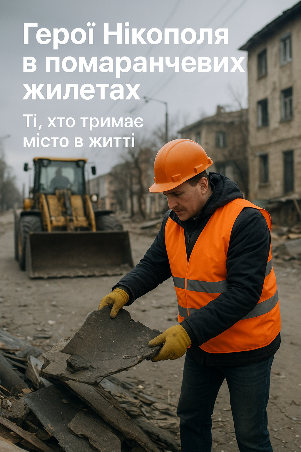 Герої Нікополя в помаранчевих жилетах від 23 грудня 2025 р. Герої Нікополя в помаранчевих жилетах від 23 грудня 2025 р.