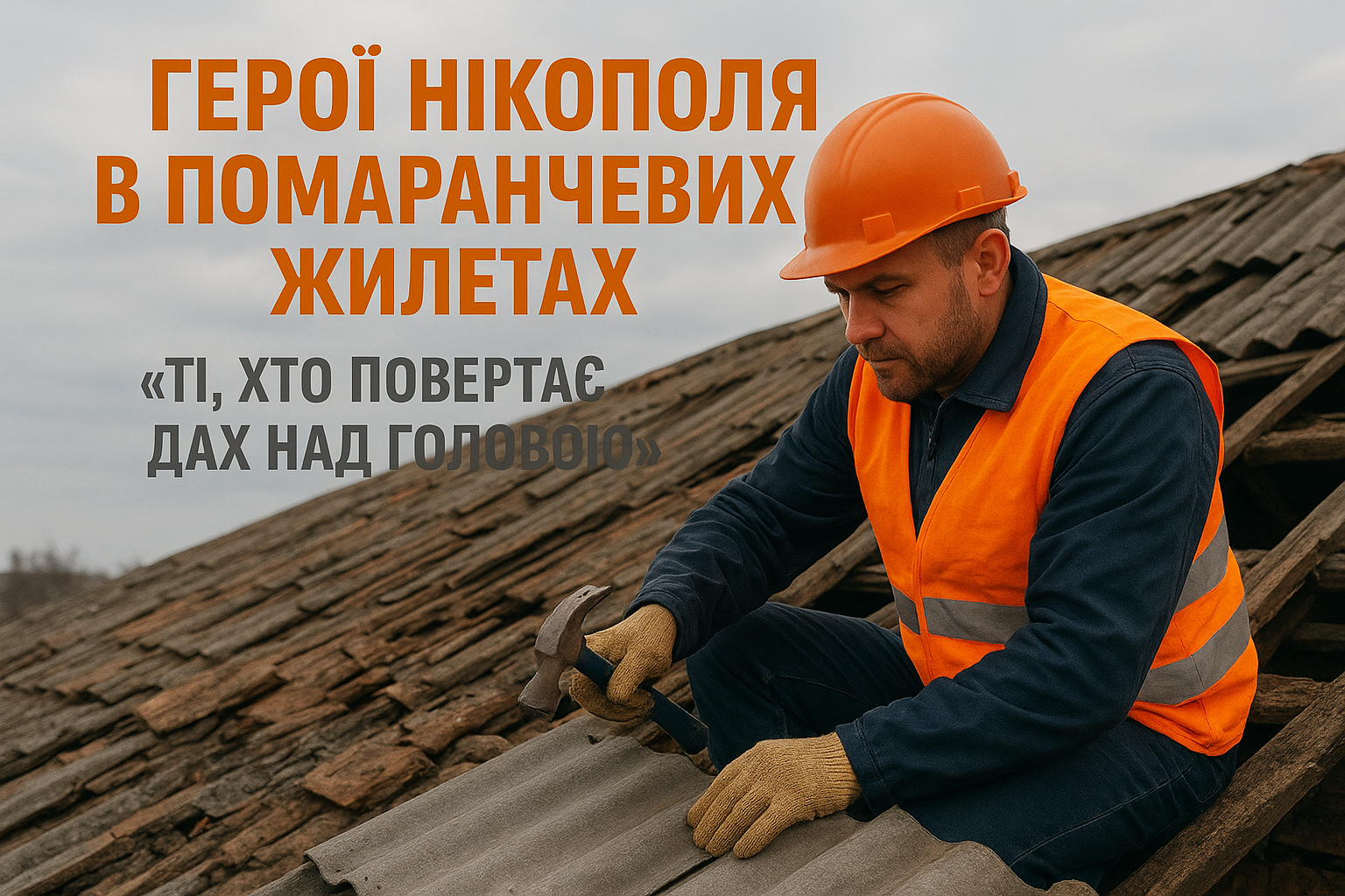 Герої Нікополя в помаранчевих жилетах від 11 грудня 2025 р. Герої Нікополя в помаранчевих жилетах від 11 грудня 2025 р.