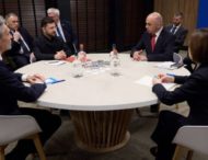 Володимир Зеленський провів спільну зустріч із Премʼєр-міністром Нідерландів, Президенткою Молдови та Генсеком Ради Європи