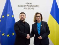 У Варшаві Володимир Зеленський зустрівся з маршалкинею Сенату Польщі