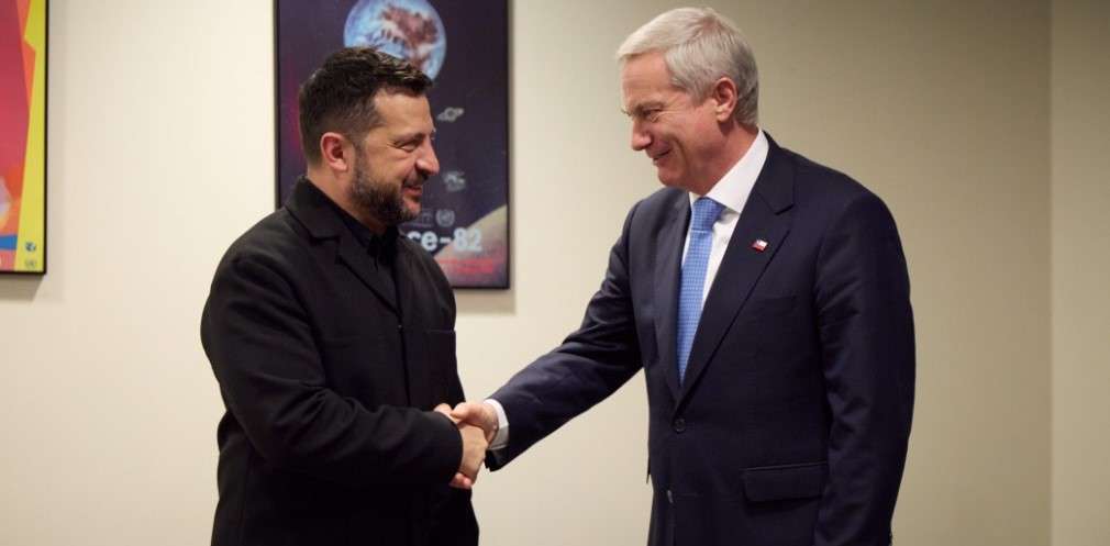 Президенти України та Чилі обговорили поглиблення співпраці в безпеці та дронових технологіях Президенти України та Чилі обговорили поглиблення співпраці в безпеці та дронових технологіях