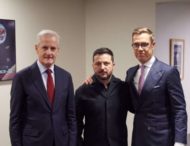Посилення ППО, зимовий пакет підтримки та підписання Drone Deal із Фінляндією: у Нью-Йорку відбулася тристороння зустріч лідерів України, Фінляндії та Норвегії